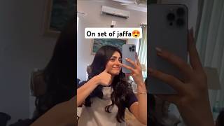 Jaffa on set masti 😍 Sehar khan drama jafaa #jafa #seharkhan #pakistanidrama #ytshortsvideo