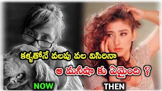 Manisha Koirala what happend to beautiful manisha కళ్ళతోనే వలపు వల విసిరినా ఆ మనీషా కు ఏమైంది..?