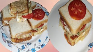 Sandwich Recipe Egg ! Simple Recipes ! Vegetarian Sandwich Recipes ! # 2 )