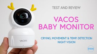 Vacos Baby Monitor Overview - Keep an eye on your baby ✨ 🍼 (2021)