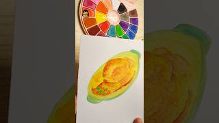 ada yang pernah cobain himi watercolor? #reviewproduk #watercolorpainting