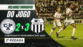 Porto vs Central | Melhores Momentos | 2ª Rodada | Campeonato Pernambucano 2024