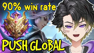 PUSH GLOBAL LING 90% winrate - Mobile Legends Indonesia Vtuber