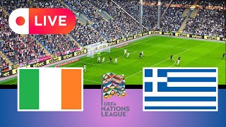 🔴 [LIVE] REPUBLIC OF IRELAND VS GREECE | UEFA Nations League 2024 | eFootball PES 21 Simulation