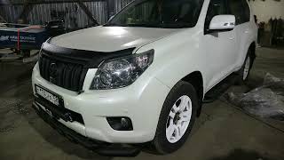 Toyota LC Prado 150 Установка лебёдки в штатный бампер, Line-X, компрессор и допсвет