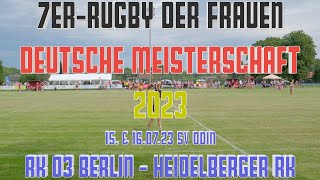 RK 03 Berlin - Heidelberger RK   /DM 7er Frauen