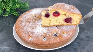 The Most Delicious Cake I have ever Made | How to Make Fresh Cherry 🍒 Cake!