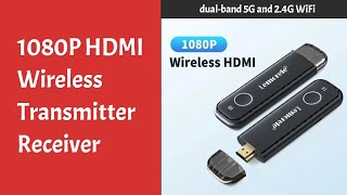 Stream Seamlessly: 1080p HDMI Wireless Transmitter Receiver for Hassle-Free Viewing!