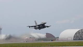 Triple Nickel F-16 Slow Motion Take Off (2019) 🇺🇸