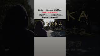 Eikka - Muista Chillaa (MUSIIKKIVIDEO) tipahtelee perjantaina kuunneltavaksi!