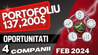 Ce Actiuni am cumparat de 1,890$ in Februarie | Update PORTOFOLIU DGI 137,200$ | Ep. 26