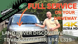 Land Rover Discovery 4 FULL SERVICE. 2.7 TDV6 3.0 SDV6 L319 LR3 LR4 Range Rover Sport L320 in 4K