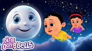 Chanda Mama Gol Matol | चंदा मामा गोल मटोल | Nursery Hindi Rhymes | Ding Dong Bells