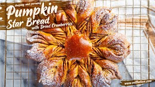 Shaping and Forming a Pumpkin Star Bread