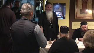 Приветсвенное Слово Епископа Акакия Делегации РПЦЗ/ Bishop Akakije Greets the Delegation of the ROCA