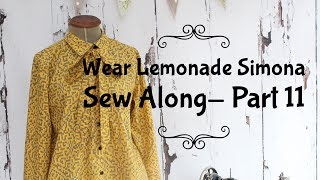 Wear Lemonade Simona Sew Along Part 11 - The rolled hem