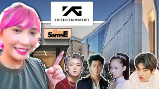 GOING TO YG ENTERTAINMENT NEW BUILDING & THE SAMEE CAFE