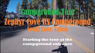 Zephyr Cove RV Campground Tour in South Lake Tahoe (July 2022)