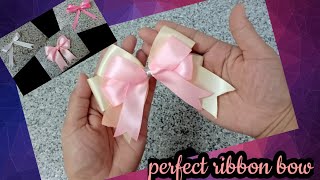 PERFECT RIBBON BOW/HANDMADE CRAFT /SATIN RIBBON (tagalogversion)