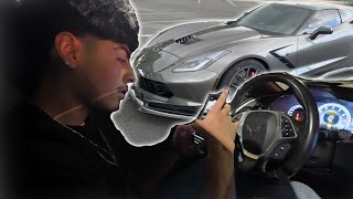 SURPRISING MY FRIENDS IN MY NEW C7 CORVETTE!