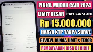 Pinjaman Online Mudah Cair Limit Besar Tenor Panjang 2024 || Tanpa Jaminan Langsung Cair