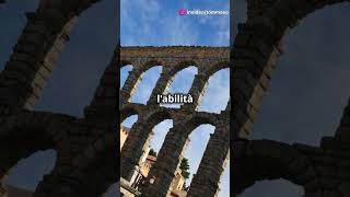 L'acquedotto di Segovia - Meraviglia Roma #curiosità #storia #history #facts #storia #reels  #shorts