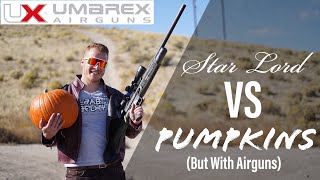 50 CAL VS PUMPKIN PIE?!? STAR LORD Tries The Umarex Hammer (Halloween Edition)