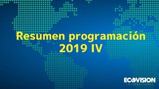 Resumen programación 2019 IV