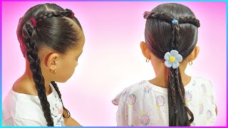 Peinados facilles para niñas / kids hairstyle