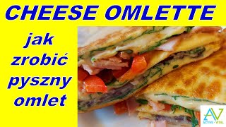 JAK ZROBIĆ PYSZNY OMLET - CHEESE OMLETTE, także w wersji keto od @dietamichasia