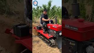 High Quality Trenching Machine Mini Crawler Tractor Pto Trencher