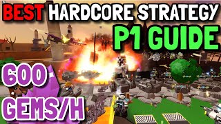 The BEST Hardcore Strategy // Lucille Strategy P1 Guide | Roblox Tower Defense Simulator TDS