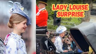 Lady Louise's Surprise Appearance at Trooping the Colour Sparks Fan Frenzy!