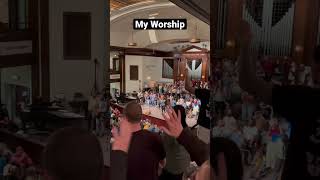 Heartfelt singing of “My Worship” by Phil Thompson at Asbury Revival