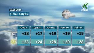 Hava Haqqında Məlumat - 09.09.2024