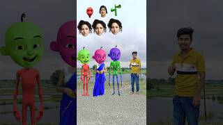 Dancing girl, dame tu cosita alien, green siren & me correct head matching game - Magical vfx game