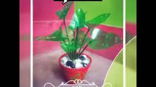 Plastic Bottle Artificial Plant: Home Decoration