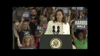 VP Kamala Harris Shuts Down Heckler