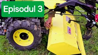 3. Freza tractată Progarden BT-x90N Unboxing, asamblare și probe cu motocultorul Progarden CampoU12E