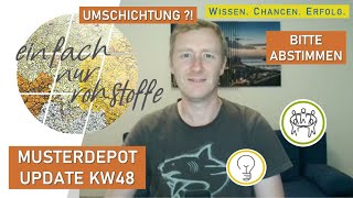 Musterdepot Update KW48 – Änderungen im Depot?! Sinnvoll oder nicht? Eure Meinung ist gefragt!