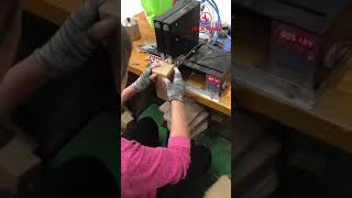 Jack Fang Double Head Pneumatic Stapler Machine I Heavy Duty Paper And Box Stapling Machine