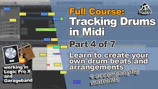 Tracking Drums in Midi Course Pt. 4 of 7 - Accents, Grace notes, and Nuance