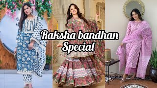 Raksha bandhan special dress design| 2023 raksha bandhan