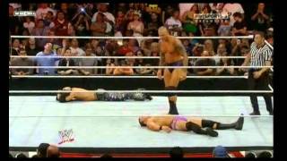 Randy Orton RKO To Ted DiBiase and John Morrison *HD*