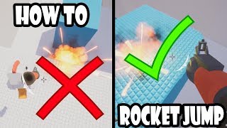 How to Not FAIL At Rocket Jump (Brickadia) ft. TrevorsGames