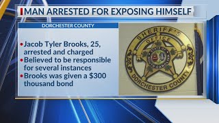 Man arrested for exposing himself multiple times in Dorchester County