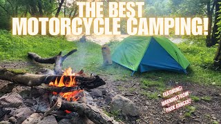 🏍️ The Best Motorcycle Ride and Camping! (TDT EP 13) ⛺🌲 #MotorcycleAdventure #CampLife