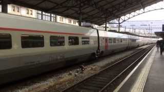 TGV arriving at Lousanne Station