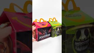 [ASMR] Unpacking ZOONOMALY vs ZOOCHOSIS HAPPY MEAL MCDONALDS BOX!!❌ (DO NOT ORDER😱) #shorts