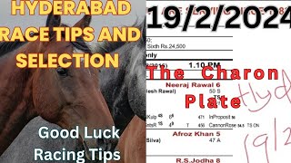 Hyderabad Race Tips and Selection The Charon Plate